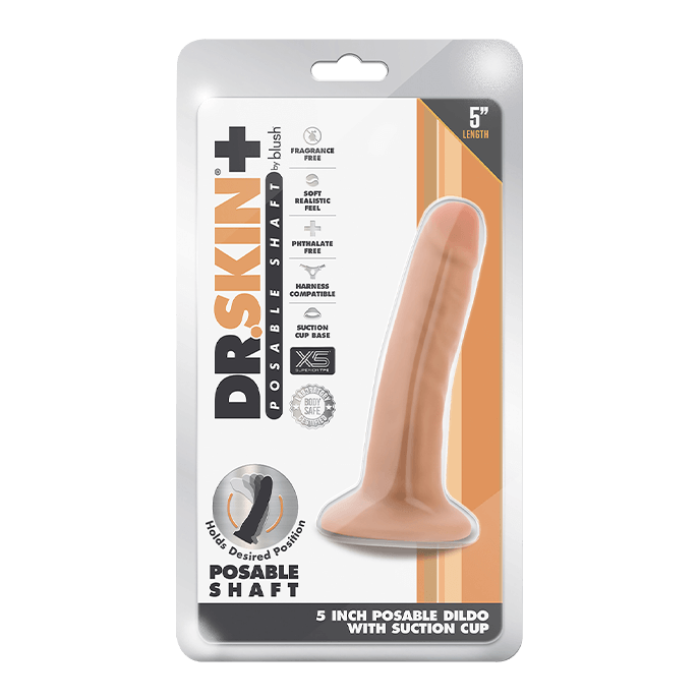 'DR. SKIN - POSABLE DILDO", 13,9 СМ