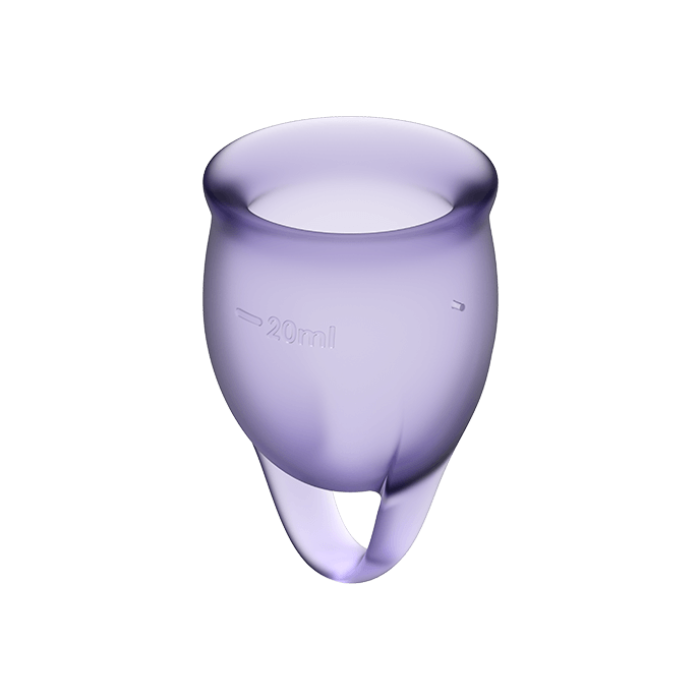 SATISFYER 'FEEL CONFIDENT - НАБОР МЕНСТРУАЛЬНЫХ ЧАШЕК', 15 и 20 мл