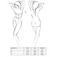 Костюм зайки Passion MALLOY SET XXL/XXXL, трусики, топик и ушки