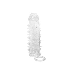 Насадка на член Dorcel Mr. Orgasm с кольцом для мошонки, ультрастимулирующий рельеф