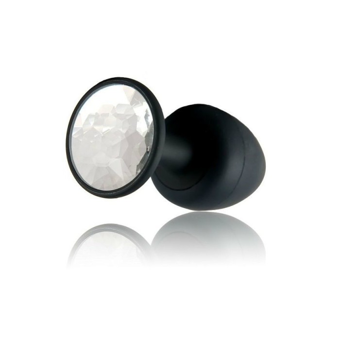 Анальна пробка Dorcel Geisha Plug Diamond L з кулькою всередині, створює вібрації, макс. діаметр 4см