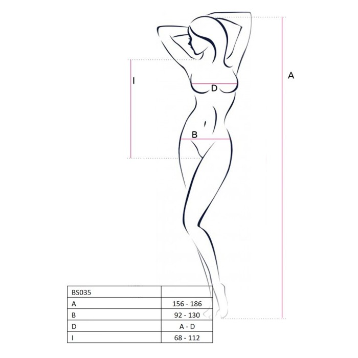 Бодістокінг Passion BS035 pink, боді, імітація топа та трусиків