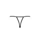 Трусики кружевные с доступом Passion Exclusive VIOLANTE THONG L/XL, black