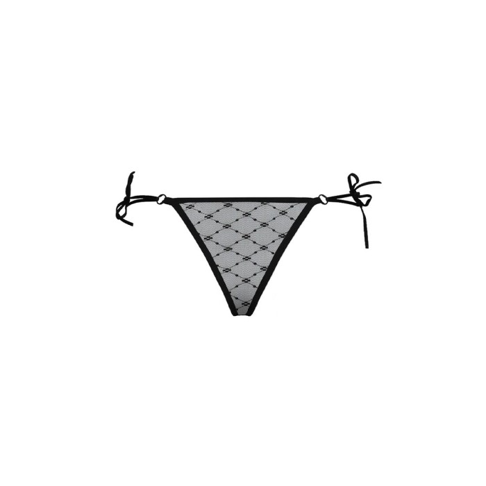 Трусики с завязочками по бокам Passion Exclusive ZITA THONG S/M, black