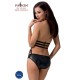 Боди монокини под латекс Passion Exclusive LAMIS BODY L/XL, black