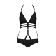 Боди монокини под латекс Passion Exclusive LAMIS BODY L/XL, black