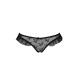 Трусики с оборками Passion Exclusive DONIA THONG S/M, black
