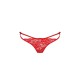 Трусики с завязочками по бокам Passion Exclusive WARDA THONG XXL/XXXL, red