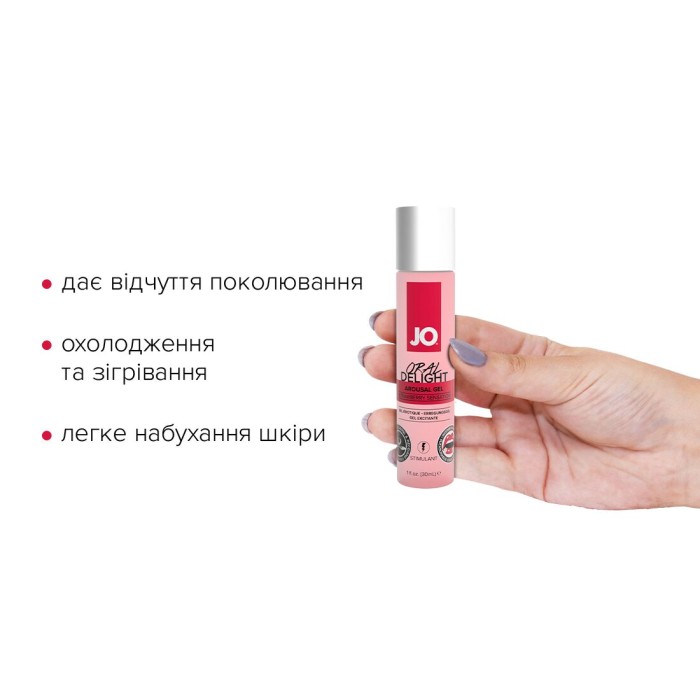 Распродажа!!! Гель для оральных ласк JO Oral Delight — Strawberry 30мл (срок до 08.2025)