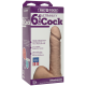 Фаллоимитатор Doc Johnson Vac-U-Lock - 6 Inch ULTRASKYN Cock White, диаметр 4,3см