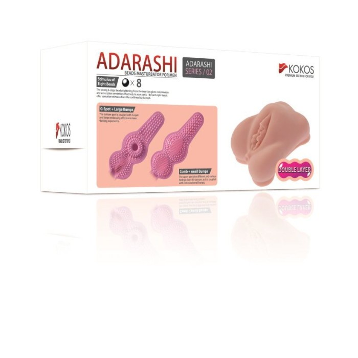 Мастурбатор-вагина двухслойный Kokos Adarashi -2 Double Layer
