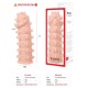 Насадка на член Kokos Extreme Sleeve ES.04 размер M, утолщающая, стимулирующий рельеф