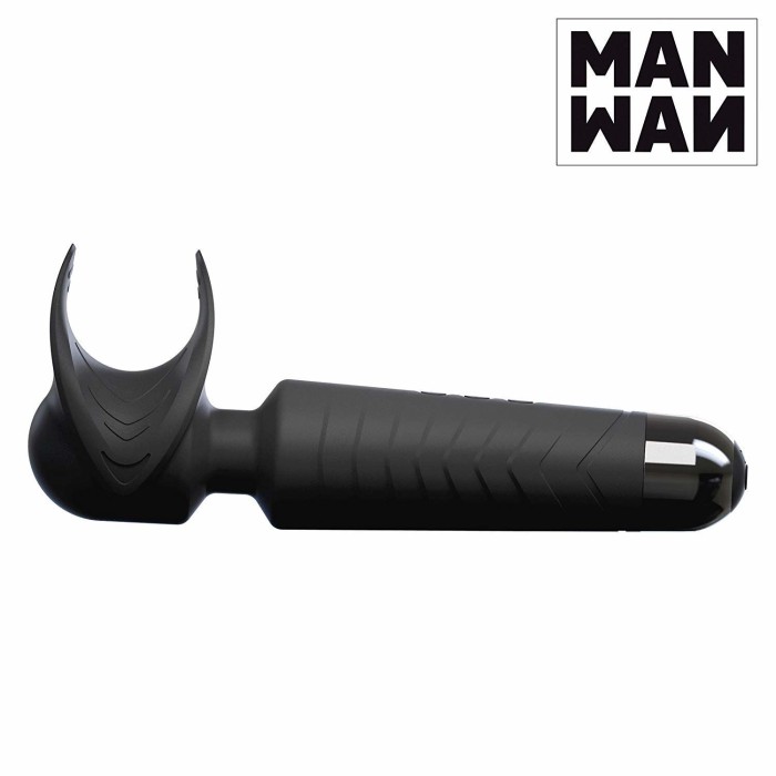 Мастурбатор-вібромасажер Manwan MAN.WAND, відмінно для пар, вібро-мінет, 20 режимів