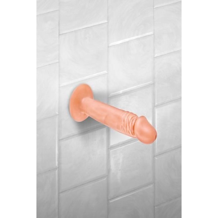Фалоімітатор Real Body — Real Zack Flesh, TPE, діаметр 3,7 см