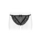 Трусики-стринги с жемчужной ниткой Fashion Secret KATIA Black