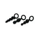 Набор анальных игрушек Satisfyer Plugs black (set of 3) - Booty Call (м'ята упаковка!!!)