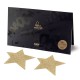 Пэстис - стикини Bijoux Indiscrets - Flash Star Gold, наклейки на соски
