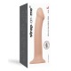 Насадка для страпона Strap-On-Me Dual Density Dildo Flesh L, диаметр 3,7см, двухслойная, гибкая