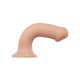 Насадка для страпону Strap-On-Me Dual Density Dildo Flesh XL, діаметр 4,5 см, двошарова, гнучка