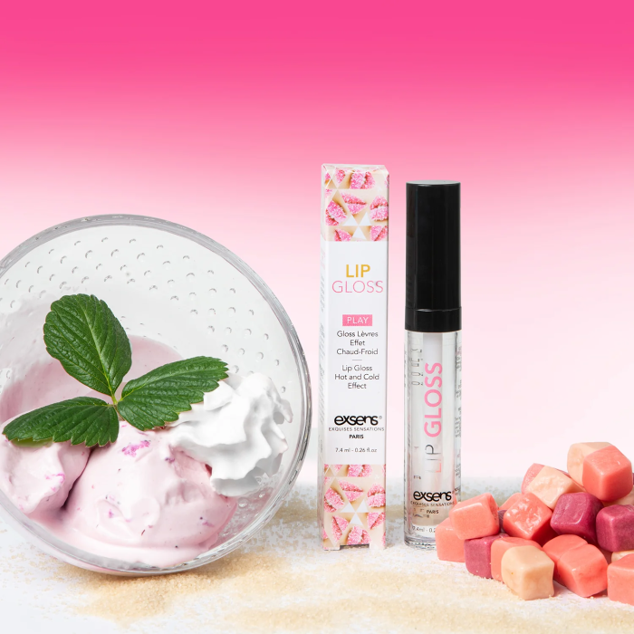 Стимулирующий блеск для губ EXSENS Lip Gloss 7,4 мл, эффект покалывания и холод-тепло