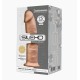Фаллоимитатор SilexD Henry Flesh (MODEL 2 size 7.5in), двухслойный, силикон+Silexpan, диаметр 4,8см
