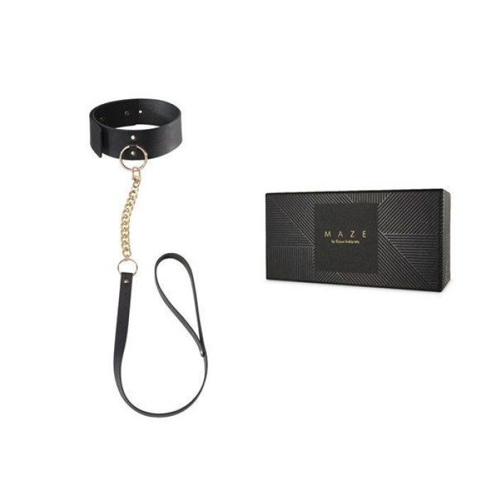Чокер Bijoux Indiscrets MAZE - Wide Chocker Black (вскрыта упаковка!!!)