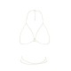 Цепочка портупея Bijoux Indiscrets Magnifique Bra Chain - Gold, украшение на тело