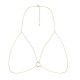 Цепочка портупея Bijoux Indiscrets Magnifique Bra Chain - Gold, украшение на тело