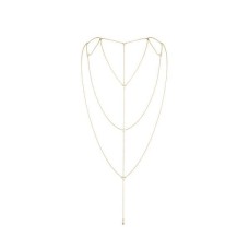Цепочка для спины Bijoux Indiscrets Magnifique Back and Cleavage Chain - Gold, украшение для тела