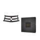 Портупея-пояс Bijoux Indiscrets MAZE - Wide Belt and Restraints Black, экокожа