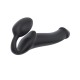 Безремневой страпон Strap-On-Me Black L, полностью регулируемый, диаметр 3,7см