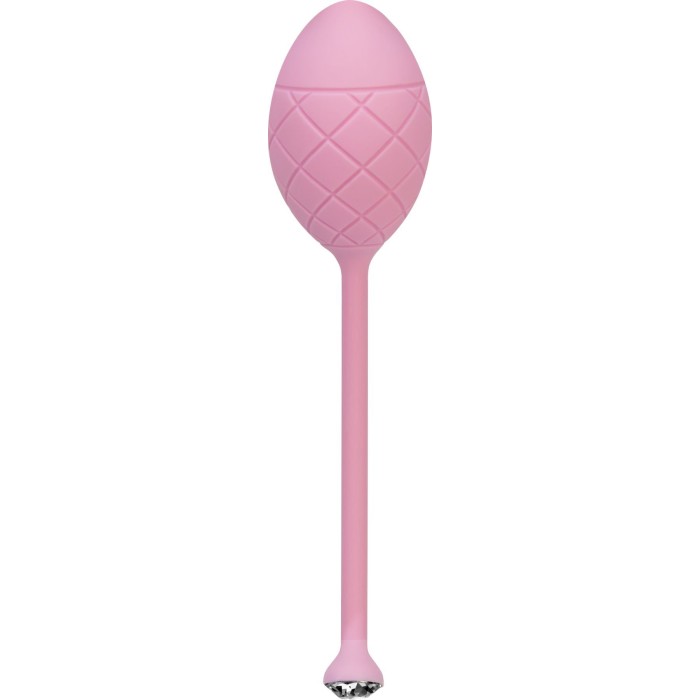 Розкішні вагінальні кульки PILLOW TALK - Frisky Pink з кристалом, діаметр 3,2 см, вага 49-75гр