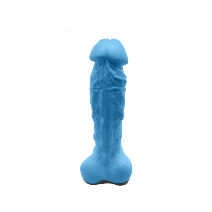 Крафтове мило-член із присоскою Чистий Кайф Blue size XL, натуральне