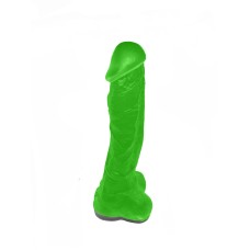 Крафтове мило-член із присоскою Чистий Кайф Green size XL, натуральне