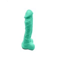 Крафтове мило-член із присоскою Чистий Кайф Turquoise size XL, натуральне
