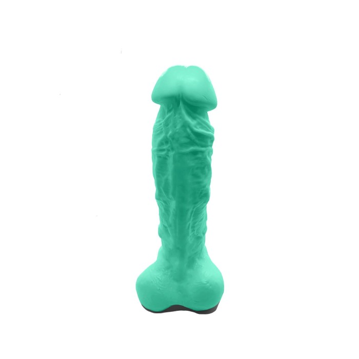 Крафтове мило-член із присоскою Чистий Кайф Turquoise size XL, натуральне