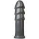 Фаллоимитатор для фистинга Doc Johnson American Bombshell B-10 Warhead Gun Metal, диаметр 6,9см