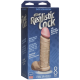 Фаллоимитатор Doc Johnson The Realistic Cock 8 inch White - PVC, Vack-U-Lock, диаметр 5,1см