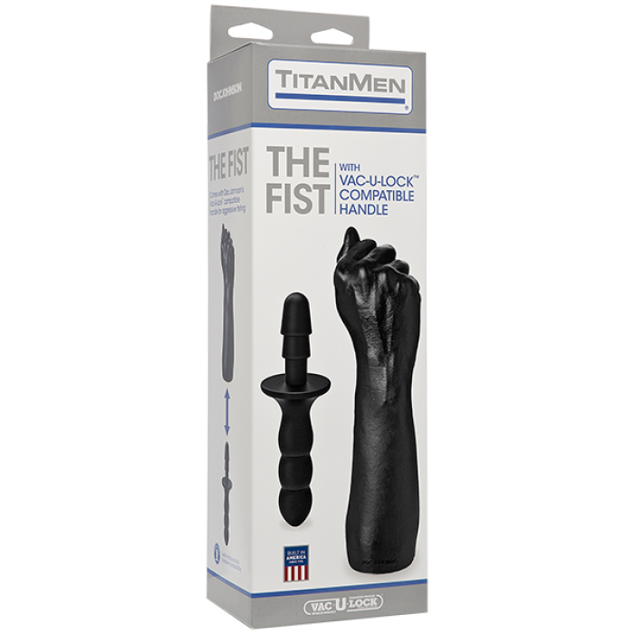 Кулак для фистинга Doc Johnson Titanmen The Fist with Vac-U-Lock Compatible Handle, диаметр 7,6см