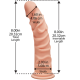 Фалоімітатор Doc Johnson The D - Ragin D - 8 Inch Without Balls - ULTRASKYN, діаметр 5,1 см