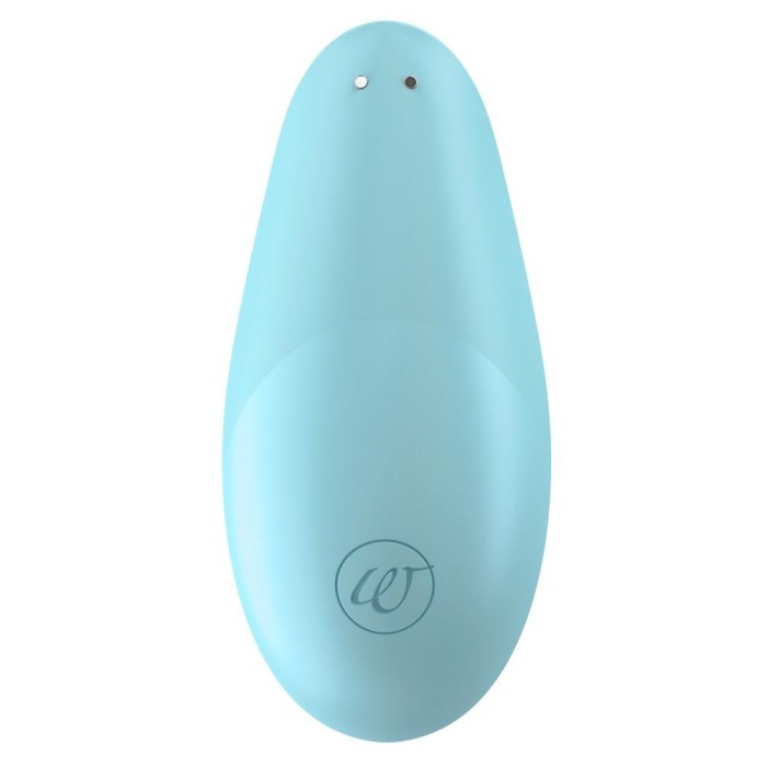 Вакуумний кліторальний стимулятор Womanizer Liberty Blue, магнітна кришка, 2 насадки