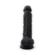Фаллоимитатор SilexD Johnny Black (MODEL 1 size 7in), двухслойный, силикон+Silexpan, диаметр 3,8см