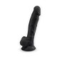 Фаллоимитатор SilexD Johnny Black (MODEL 1 size 7in), двухслойный, силикон+Silexpan, диаметр 3,8см