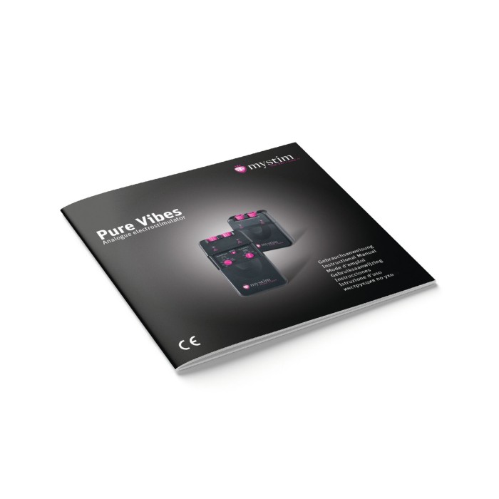 Электростимулятор Mystim Pure Vibes, 2 канала, 3 программы, механические переключатели