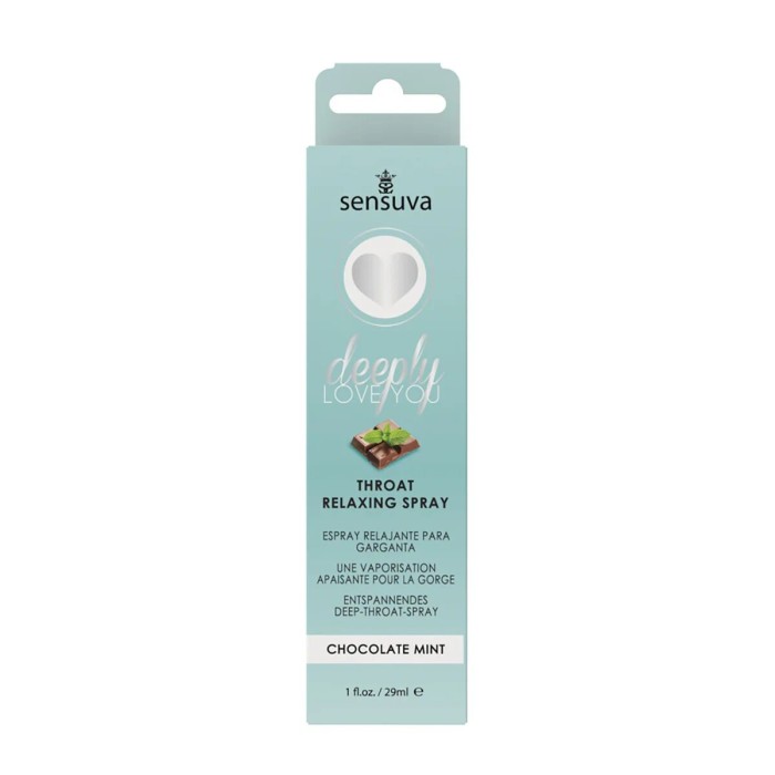Спрей для мінету Sensuva Deeply Love You Chocolate Mint (29 мл), для глибокого мінету