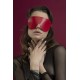 Маска на глаза Feral Feelings - Blindfold Mask, натуральная кожа, красная