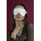 Маска на глаза Feral Feelings - Blindfold Mask, натуральная кожа, белая