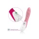 Мощный вибратор Mystim Sassy Simon Pink с двумя моторами и стимулирующим рельефом