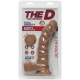 Фаллоимитатор Doc Johnson The D - Ragin D - 9 Inch With Balls - ULTRASKYN - Caramel, диаметр 5,1см