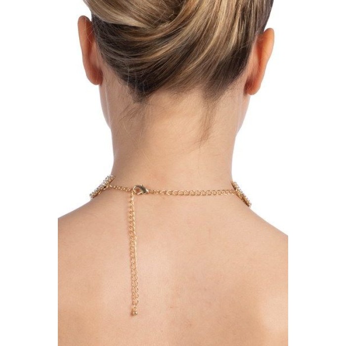 Колье со стразами Bijoux Pour Toi - Emma Gold